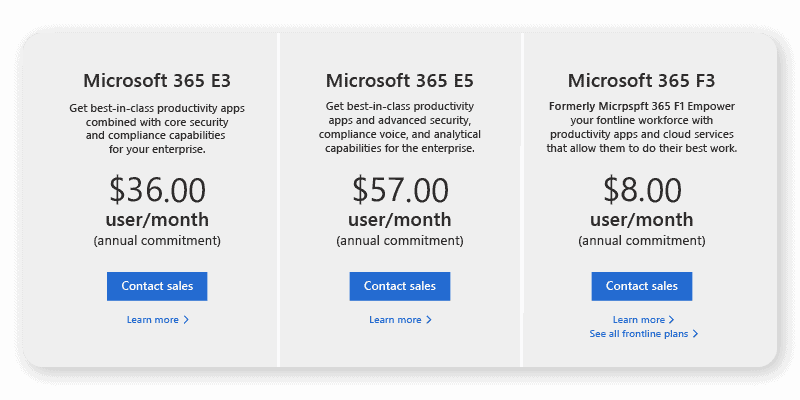 Microsoft 365 Business vs Microsoft 365 Enterprise