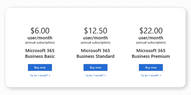 Microsoft 365 Enterprise vs Business